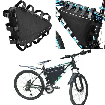 Elektrisk Mountainbike Li-Ion Batteri Taske Pack Dække Cykel Trekant Frame Taske