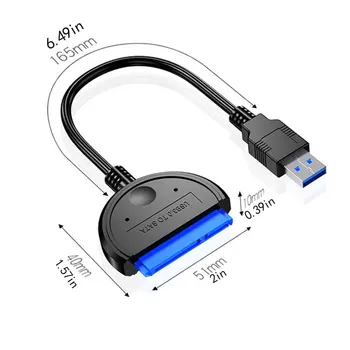 USB-3.1 Type C SATA Kabel Konverter Mand til 2,5