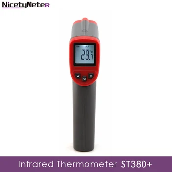 Finesse ST380+ IR Infrarød Termometer LCD-Ikke-Kontakt Digital Laser Temperatur Måleren -32~+380 C Pyrometer flir hygrometer