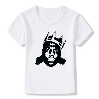 Drenge Hip Hop Berygtede B. I. G Biggie Smalls Print T-shirt Børn Tøj, Baby Piger Toppe Børn Sommer T-shirt,HKP4079