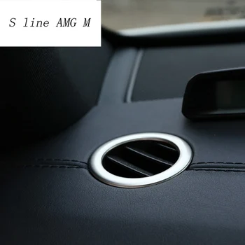 Bil aircondition vent dække trim strip indvendige betjeningspanel stikkontakt ramme dekoration, klistermærke til Mercedes Benz E Klasse W212
