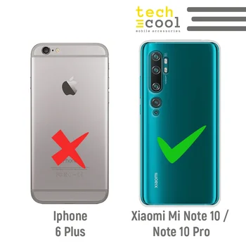 FunnyTech®Silikone Tilfældet for Xiaomi Mi Note 10 / Note 10 Pro l emblem Hus Stark vers.1
