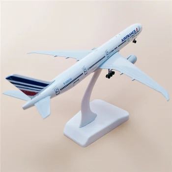20Cm Fly fra Air France-Fly, Boeing B777-Model Med Hjul Støbt Metal fly Model Passagerfly Kid Gaver Collectible