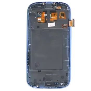 Til Samsung Galaxy S3 i9300 i9301 i9301i i9305 med Ramme LCD-Skærm Touch screen Digitizer Assembly med Lysstyrke