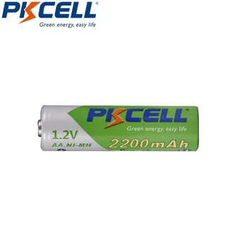 16Pcs/masse PKCELL NIMH AA Genopladelige Batteri 2200mAh 1,2 V Ni-MH Lav egen-afladning af Batterier Batería Baterias Til Kameraer, Legetøj