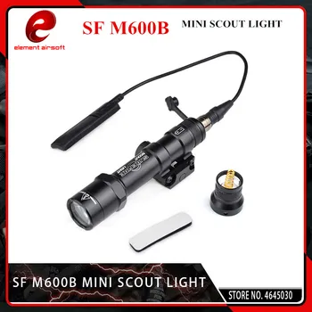 Element Softair Taktiske M600 M600B Mini Spejder Lys Taktiske Våben Lommelygte 450 Lumen LED Lanterna Passer 20mm Jernbane SF