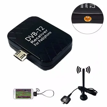 DVB-T2 HD-TV Digital TV-Modtager Mikro-USB-Satellit Signal Til Android Telefon Pad-Tuner Understøtter EPG Automatisk Søgning HD809