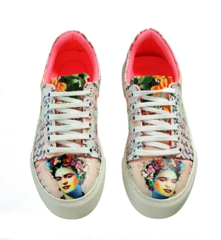 Digital Edition Frida Kahlo Tema Specielle Design Kvinder Sneakers 460882112