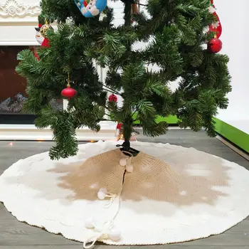 122cm Plys juletræ Nederdele Pels Tæppe Glædelig Jul Dekoration til Hjemmet Natal Natal Træ Nederdele nytår Dekoration