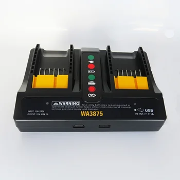 Udskiftning WA3742 Lithium Batteri Oplader Til Worx WA3875 20V 18v Li-Ion Batteri Hurtig Oplader 3A /2A Oplader Til Worx HOTSELL