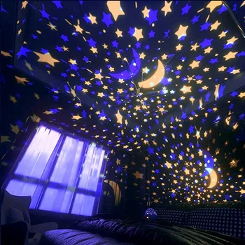 Strar Nat Lys bolden lys Timer Med Musik Fjernbetjeningen Moon Star Projektor For Børn Soveværelse Lys Til hjemmet planetarium