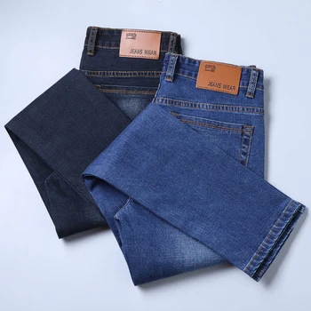 Fabrikken OEM Hot Salg Mænd Casual Jeans Slim Alle-match Mikro-elastik Gratis Fragt 28-40 Size To Farver til Rådighed.