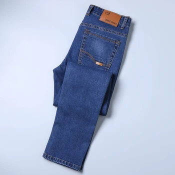 Fabrikken OEM Hot Salg Mænd Casual Jeans Slim Alle-match Mikro-elastik Gratis Fragt 28-40 Size To Farver til Rådighed.