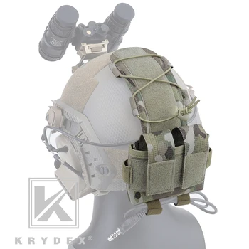 KRYDEX MK2 Taktiske GPNVG-18 Batteri Etui Modvægt Batteri Kasse Til Bekæmpelse af Hjelm Tilbehør Opbevaring Retention System MC