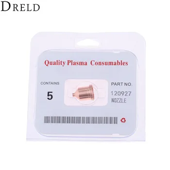 DRELD 5pcs Plasma-Dyse 120927 Afskærmet Processer for Plasma Skæring Hjælpematerialer Håndholdt eller Mekaniseret Svejsning Lodning Fakkel