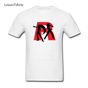Team Rocket Linie Kunst T-Shirt til Mænd Kort Ærme Besætning Hals Club Tee Mandlige Seneste Plus Size t-shirt Afslappet Øvelse Far t-Shirts