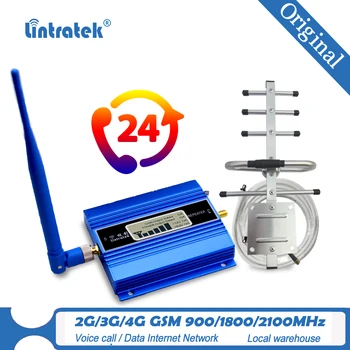 GSM-Signal Repeater 2G-3G-900MHz Lintratek Band 8 Gratis Fragt GSM LTE 1800 Booster til Mobiltelefon Opkald Kommunikation Stemme