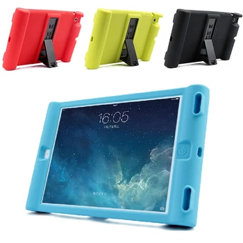 Blød Stødsikkert Silikone Cover Kickstand taske til iPad 10.2 A2198 A2200 A2197 A2270 A2428 A2429 A2430 Tablet til Studerende Børn