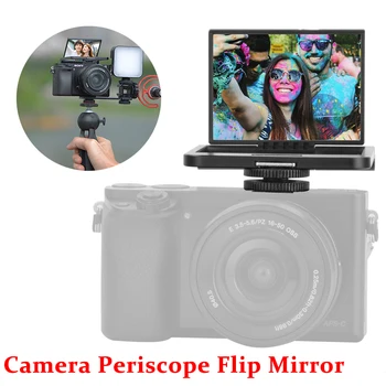 Kamera Periscope Flip Mirror Screen Vlog Selfie Universal Beslag for Smartphone DSLR-Action-Kamera Tilbehør