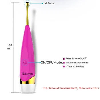 YEMA Kraftfulde Stick Vibrator Fokus Klitoris Brystvorten sexlegetøj til Kvinde Voksen Skeden Sex Stimulator Produkt Shop
