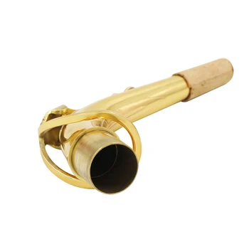 Alto Saxophone Sax Bøje Nakken Messing Materiale 24,5 mm med en rengøringsklud Saxofon Tilbehør