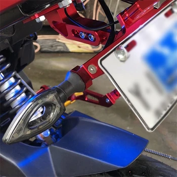 CNC Aluminium Motorcykel Licens Nummerplade Holder cover Til Z50 Honda X Pobj Yamaha Fz6 Tilbehør Yamaha Xjr 1200