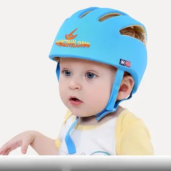 Bubble Bomuld Anti-Kollision Hjelm For Baby At Lære Gang Nyfødte Safty Cap Justerbar Hoved Beskyttelse Baby Hat Hætte, Åndbar
