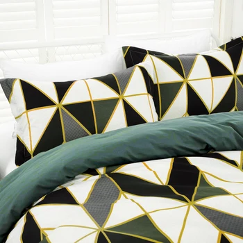 NY2/3stk Elegante hjem strøelse sæt plaid serie af sengelinned luksus stil duvet cover sæt bed Cover Sengelinned Pillow tilfælde Hjem Tekstil