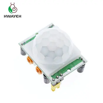 10STK Grønne bord HC-SR501 HCSR501 SR501 menneskelige infrarød sensor modul Pyroelektriske infrarøde sensor, import sonde til arduino