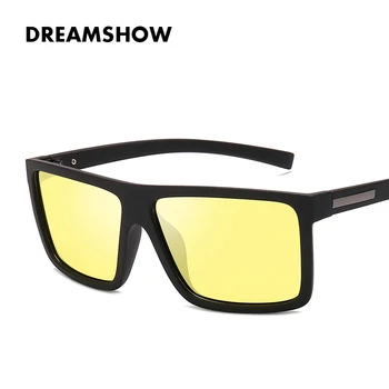 Fotokromisk Night Vision Polariserede Solbriller Mænd Kvinder UV400 Fashion Square solbriller gafas de sol #JR66529