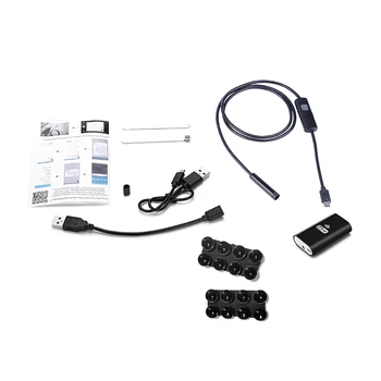 5M 8mm inspektionskamera Fleksibel Wifi USB Endoskop Kamera, Vandtæt Mikro-Inspektion Kameraer med 8LED til Android PC