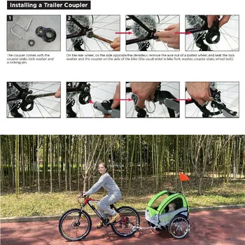Cykel-Kobling af Baggage, Kæledyr Diverse Cykel Trailer Tilbehør Traktor Hoved Tilbehør til Cykel-Anhængere