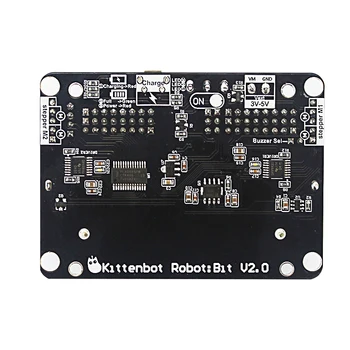 Mikro:bit Kittenbot Robot:bit Udvidelse Bord kompatibel 18650 Lithium Batteri Tilbehør Udvidelse for BBC Micro:bit