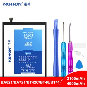NOHON BA621 BA721 BT42C BT40 BT41 Batteri Til Meizu MX4 Pro Meilan M2 M5 M6 Note 2 5 6 2 Note5 Note6 Udskiftning af Batterier