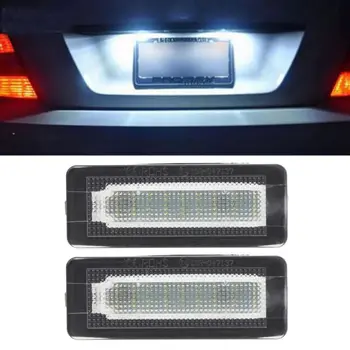 2stk 18 SMD LED Nummerplade-Nummer Lampe Fejl Gratis For Benz, Smart Fortwo Coupe Cabriolet 450 451 W450 W453 X6HF