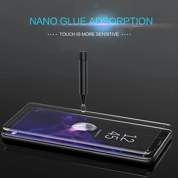For iPhone-11 pro Max antal Fuld Dækning Hærdet Glas 20D Screen Protector Til iPhone 6 6s 7 8 plus X XR XS UV nano Flydende glas film