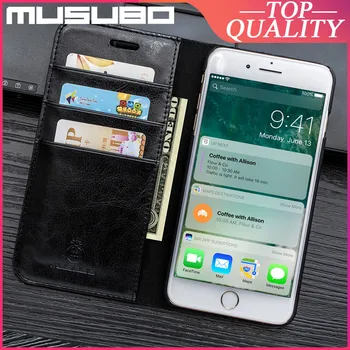 Musubo Ægte Læder Case Til iPhone SE 2020 8 Plus 7 Plus 6 6s XR Xs Antal Luksus Dække 12 Pro Max antal 11 Card Slot Tegnebog Fundas