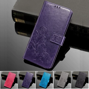 Phone Case for Samsung Galaxy S4 Mini GT-I9190 i9195 i9192 S4 I9500 i9505 Tilfælde Luksus Flip Relief Læder Telefonen Stå bogomslag