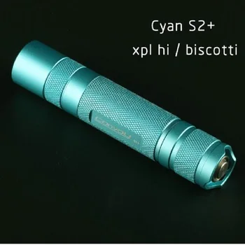 Konvoj Cyan S2+ lommelygte, med XPL HEJ led inde og ar-coatede glas,biscotti firmware