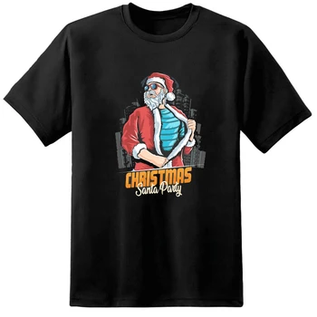 Julen 2020 Sjove Santa Claus Kawaii Herre/kvinde T-Shirt Sommer Mode Sjove Trykt Ulzzang Stil Rund Hals Toppe
