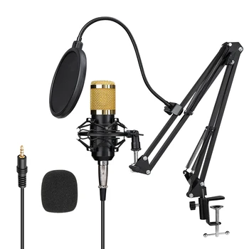 Bm 800 Professionel Computer Kondensator Mikrofon Kit Til Live-udsendelser fra en Studie-Indspilning Karaoke BM800 Mic+V9 lydkort Sæt