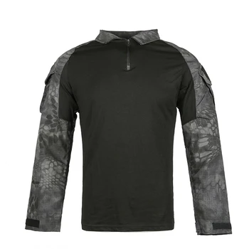 11Color Mænd Combat Shirt Taktiske Særlige Styrker Camouflage Tøj Udendørs Træning Militære Uniform for Voksne Hær Toppe