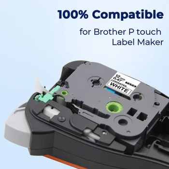 24 mm TZe-M951 Label Tape Til Brother TZe M951 Lamineret TZe Tape Printer Bånd For Brother P-touch Label Maker PT-9600 PT-D600