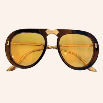 Foldbar Retro Diamant Solbriller Mænd, Kvinder Mode Brand Designer Nuancer UV400 Vintage solbriller