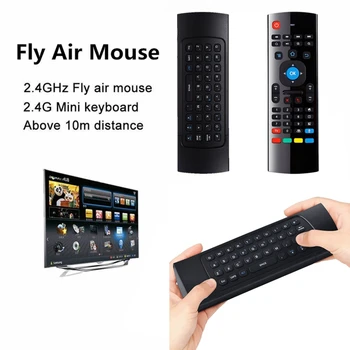 MX3 Flyve Air Mouse Smart Voice Fjernbetjening 2.4 G Wireless Keyboard for TV-Boksen Android Mecool H96 Antal X96 Mini Mi Box