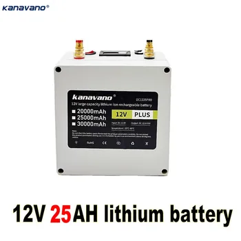 12V 20ah Genopladeligt Lithium-ion-Batteri Bærbar Super Kapacitet 10ah 25ah li-ion cell 18650 med USB-BMS-gratis fragt