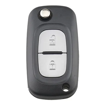 433 MHZ-2-knappen, Bil Fjernbetjening Folde Nøglen til Renault PFC7961A Chip Bil Fjernbetjening Nøgle