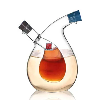 Høj Temperatur Spice Flaske Olie Og Eddike Galss Sauce Flaske Glas Forseglet Krydderier Glas Til Opbevaring Af Vin Flasker Til Baren