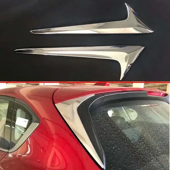 Mazda CX-8 CX8 2018 2019 ABS Chrome Side Door Rear View Window Spoiler Dække Trim Pynt Bezel