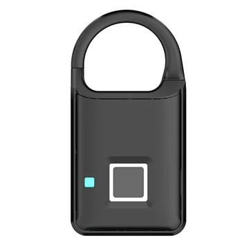 Smart Lås Fingeraftryk Hængelås Rejse Bagage Lås Lager Dørlås Anti-Tyveri Kabinet Lock Password Lås
